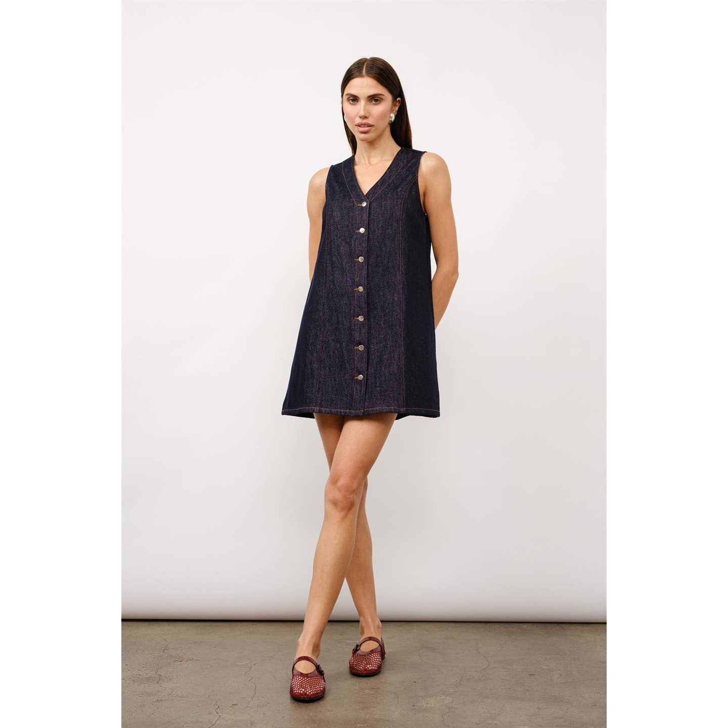 Marigold Denim Shift Dress