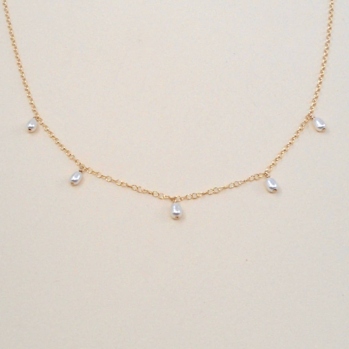 Five Pearl Necklace