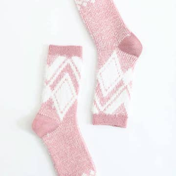 Diamond Pattern Socks