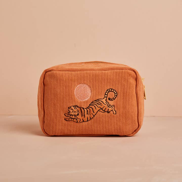 Corduroy Makeup Bag