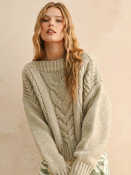 Chunky Cable Sweater