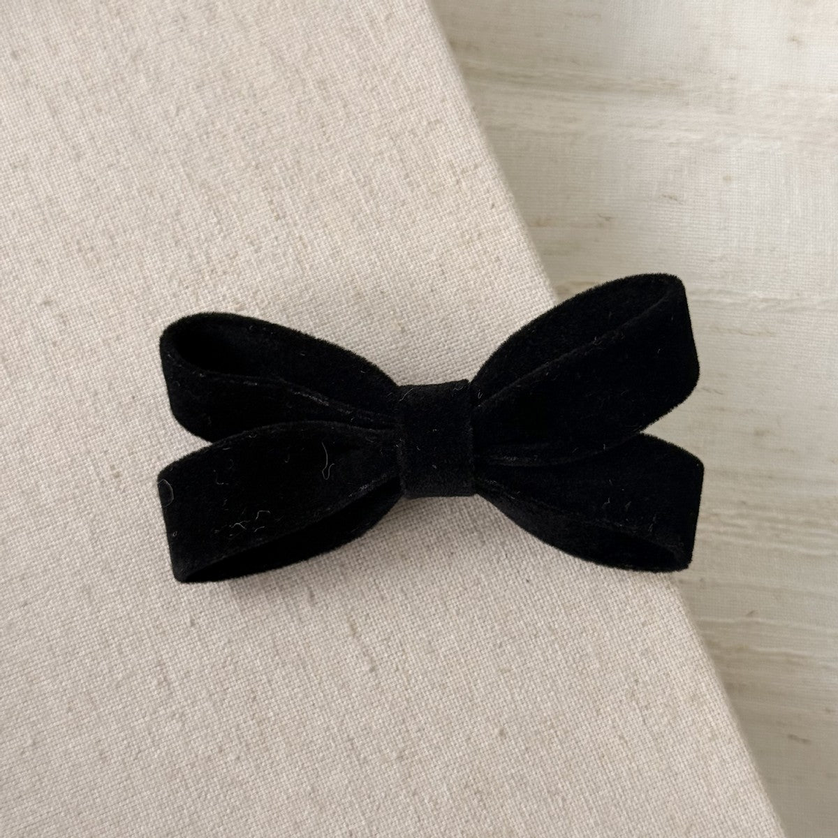 Velvet Bow Hair Clip
