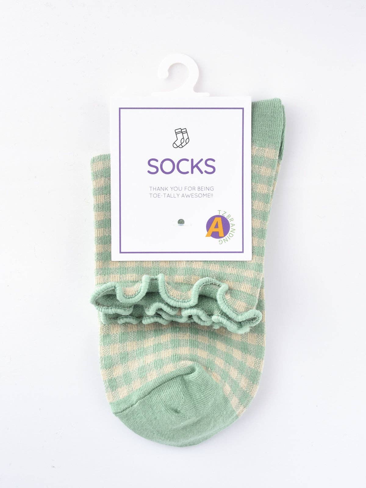 Check Lace Socks