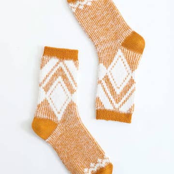 Diamond Pattern Socks