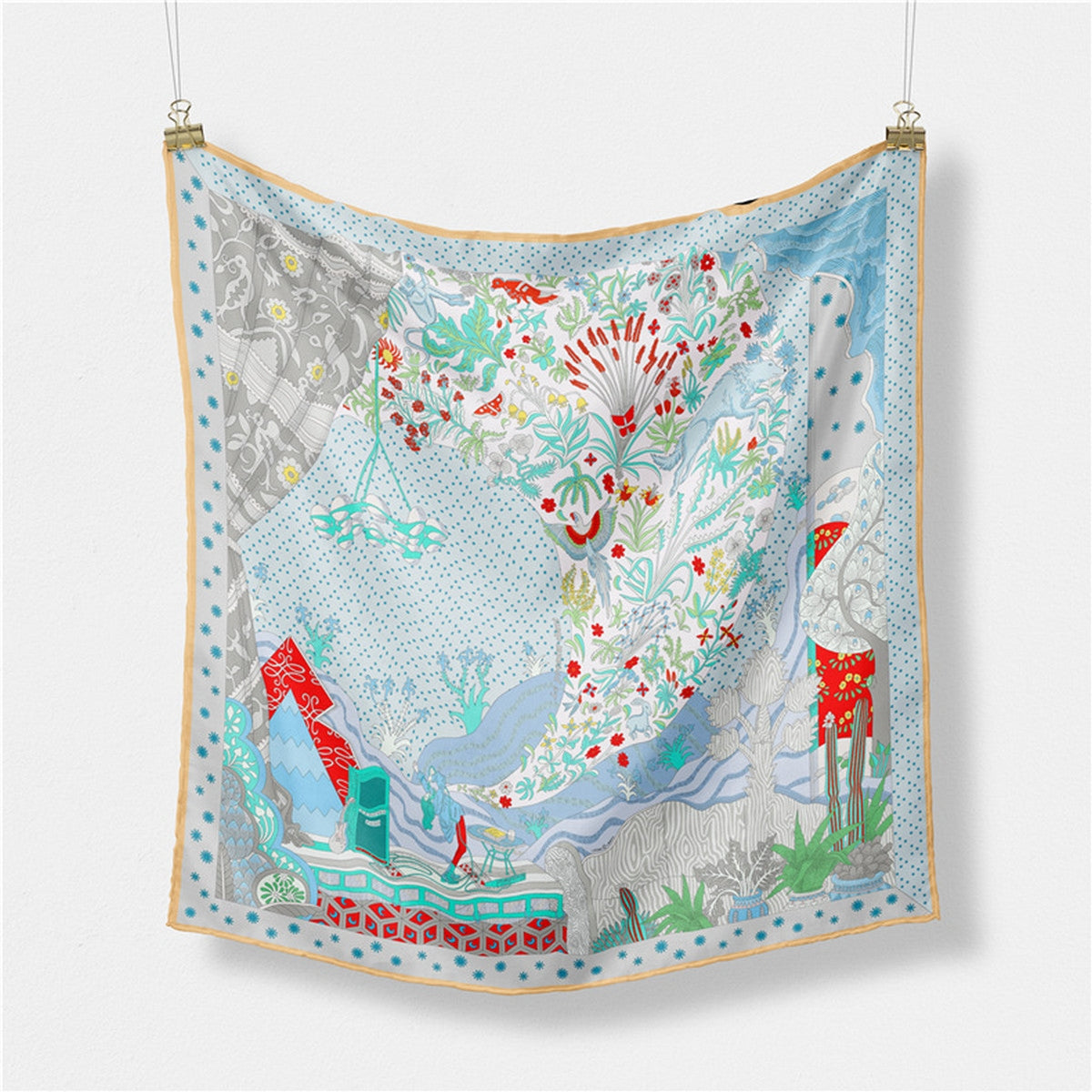 Silky Square Scarf