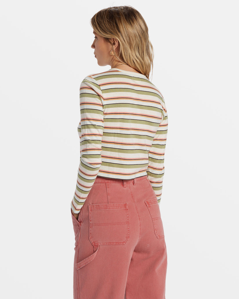 Tommy Stripe Long Sleeve Top