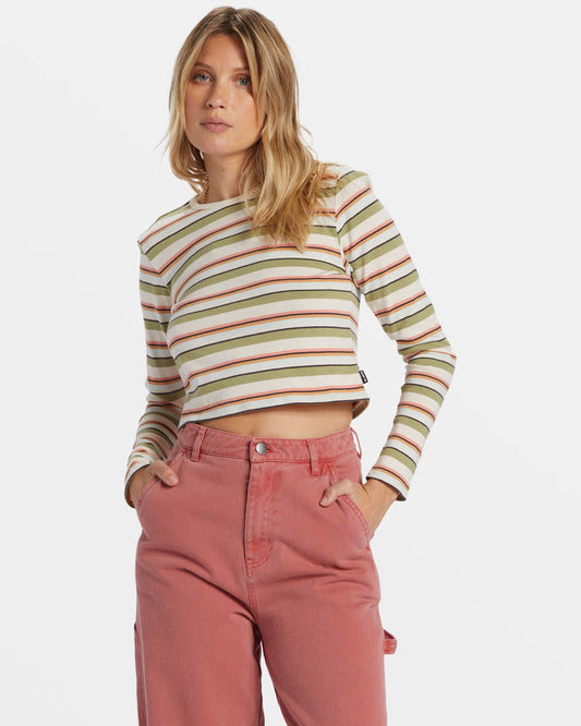 Tommy Stripe Long Sleeve Top