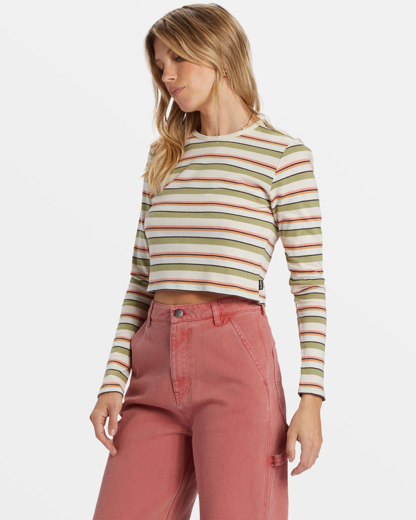 Tommy Stripe Long Sleeve Top