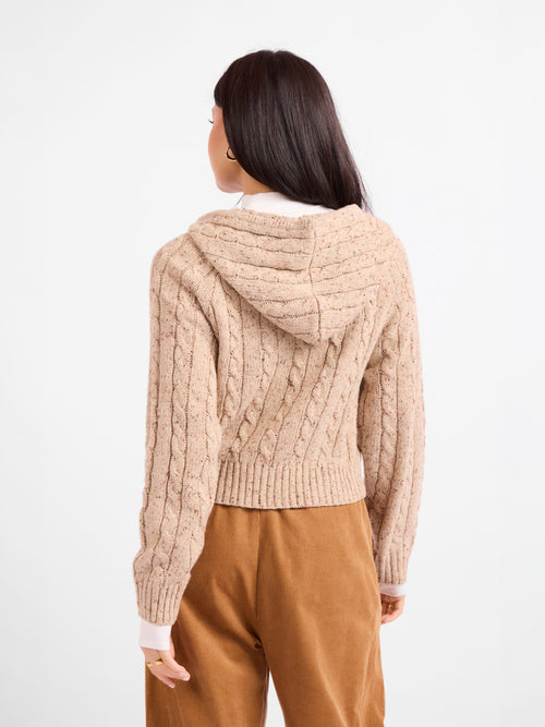 Effortless Cable Knit Cardigan