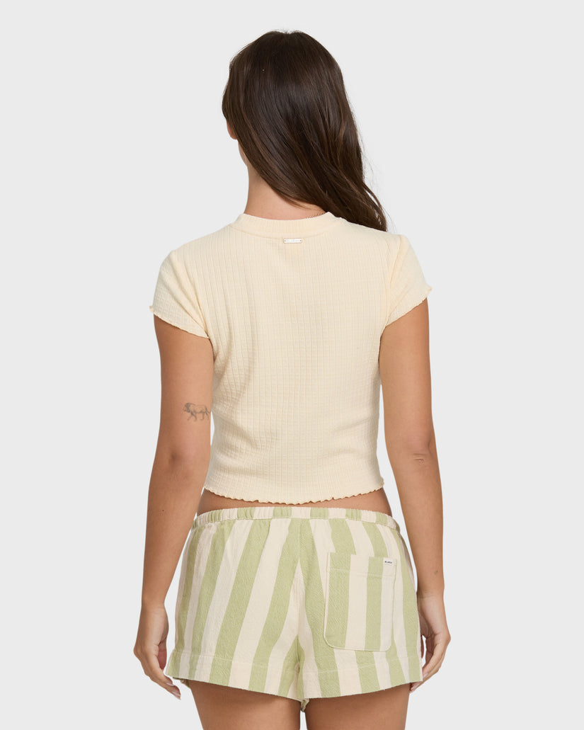 Shelly Short Sleeve Knit T-Shirt