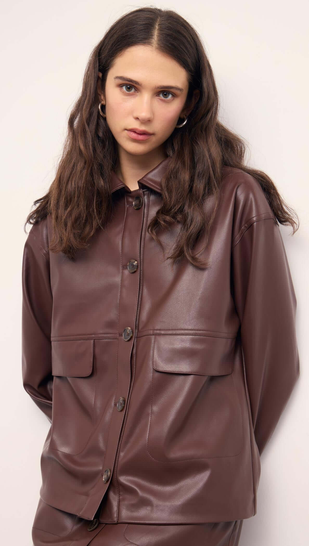 Sigrid Faux Leather Jacket