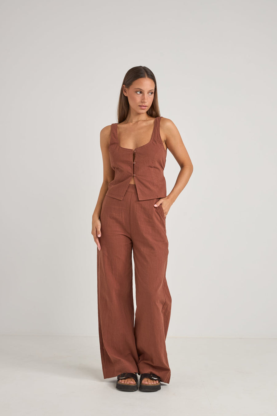 Stevie Wide Leg Pant