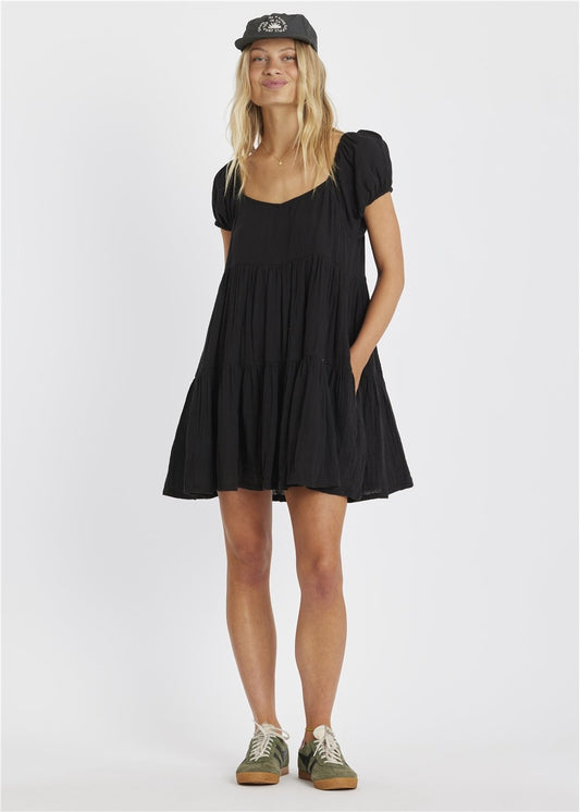 Surfer Breeze Short Sleeve Woven Dress