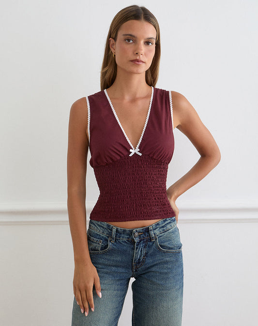 Hevalis Plunge Top