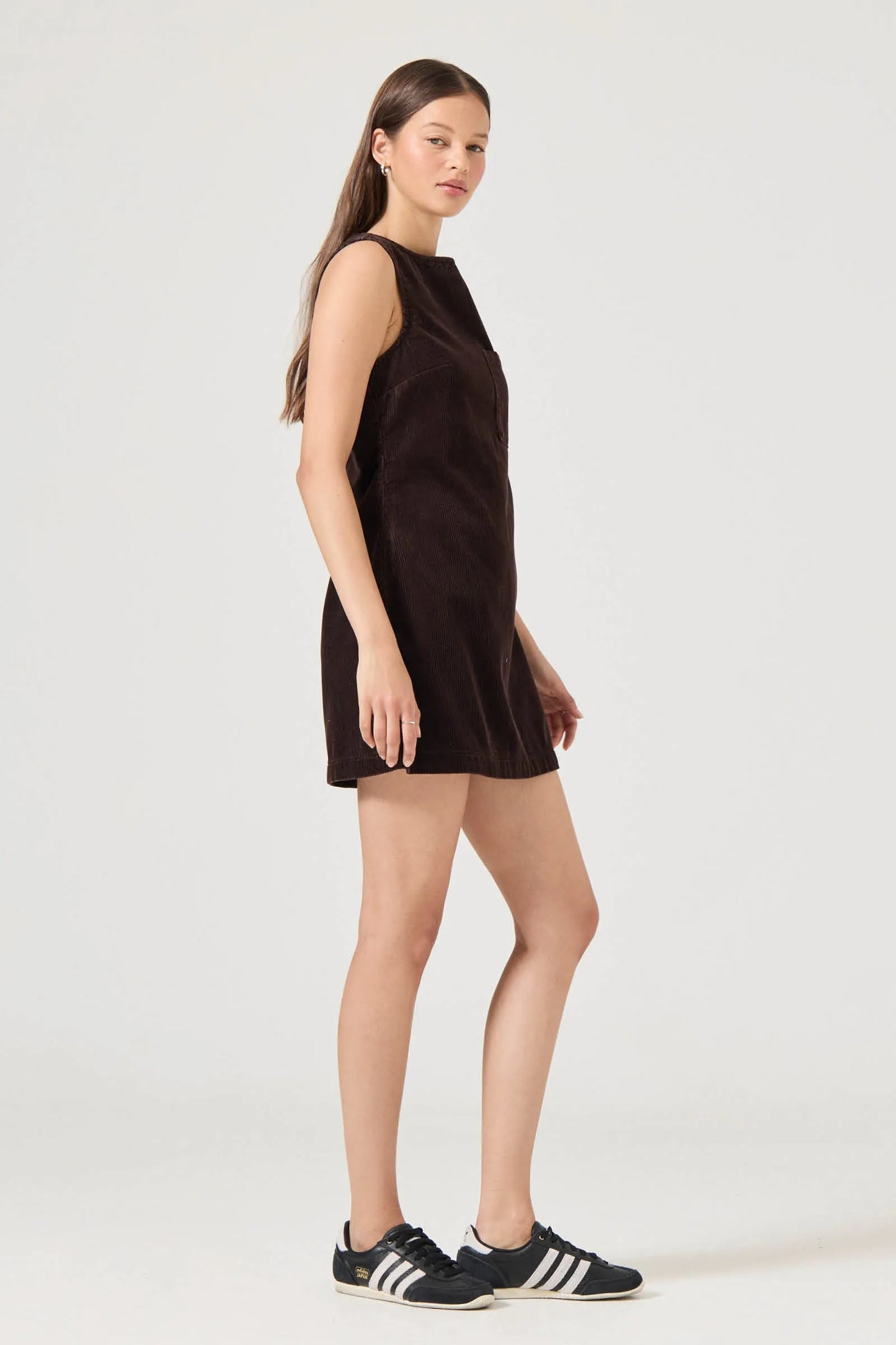 Shift Dress - Chocolate Cord
