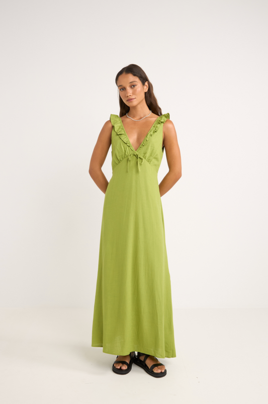 Mila Ruffle Maxi Dress