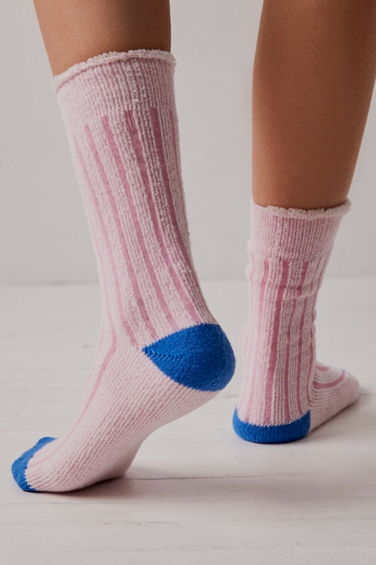 Plush Inside Out Crew Socks