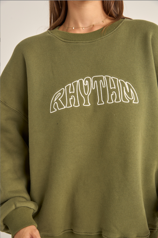 College Crew Neck Fleece