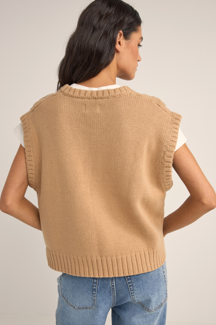 Finley Cable Knit Vest