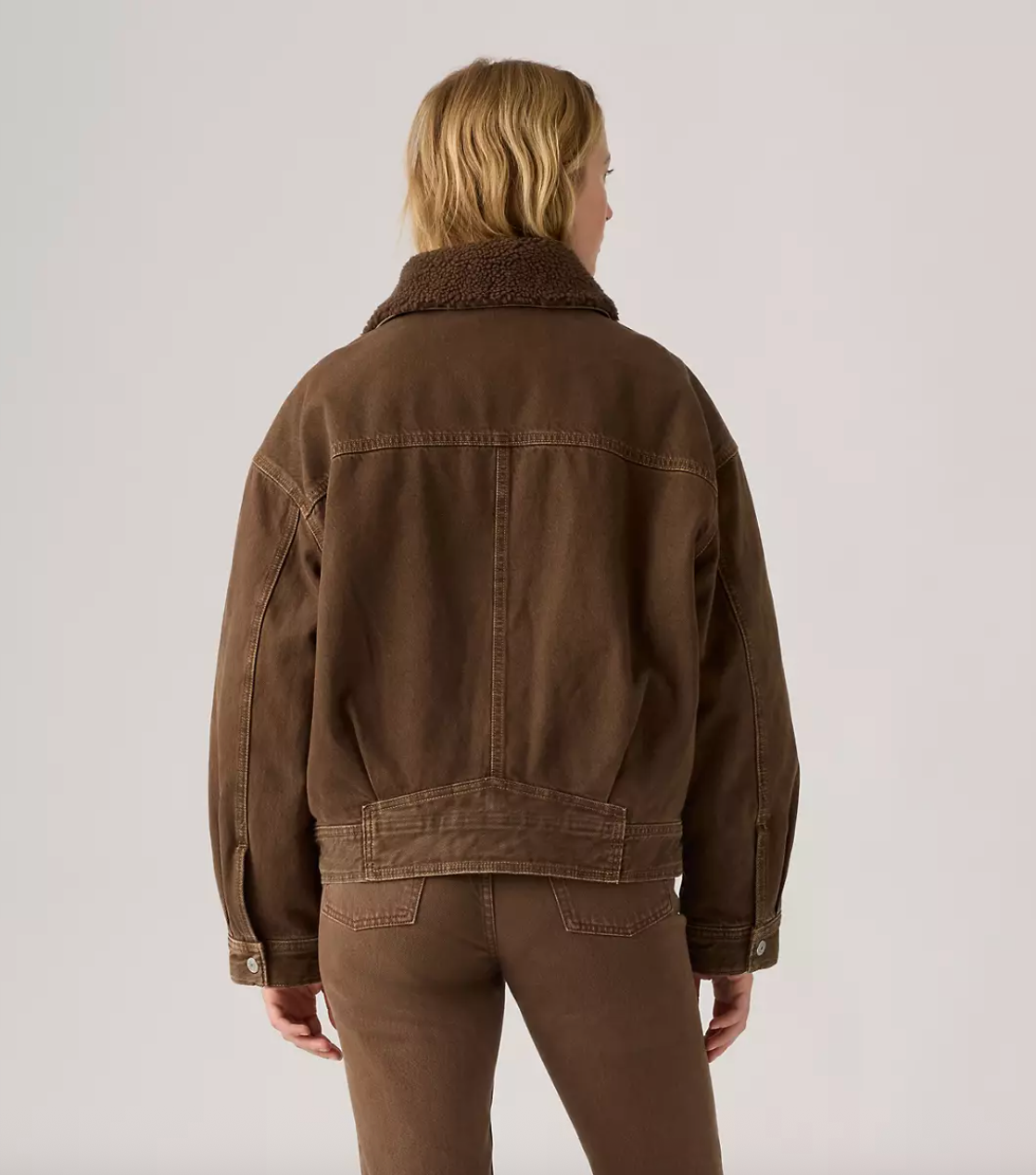 Everyday Bomber with Faux Shearling Collar