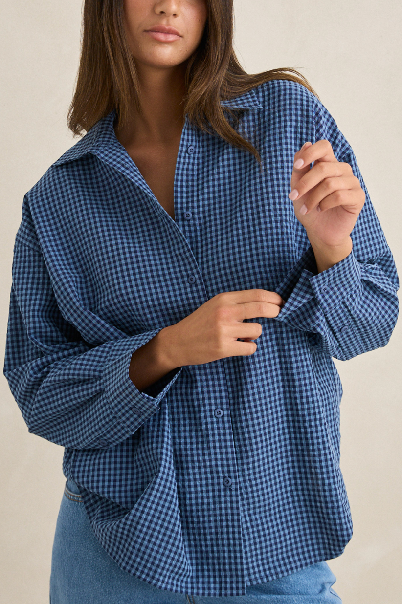 Serene Oversized Long Sleeve Shirt