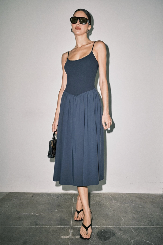 Chloe Contrast Maxi Dress