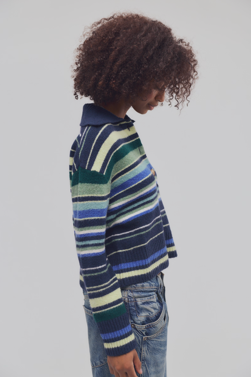 Trading Up Stripe Polo