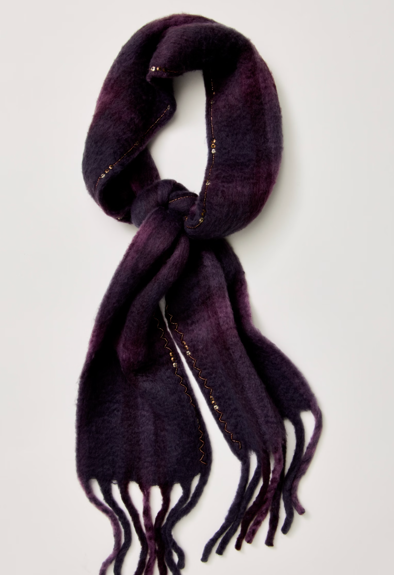 Highland Plaid Skinny Scarf