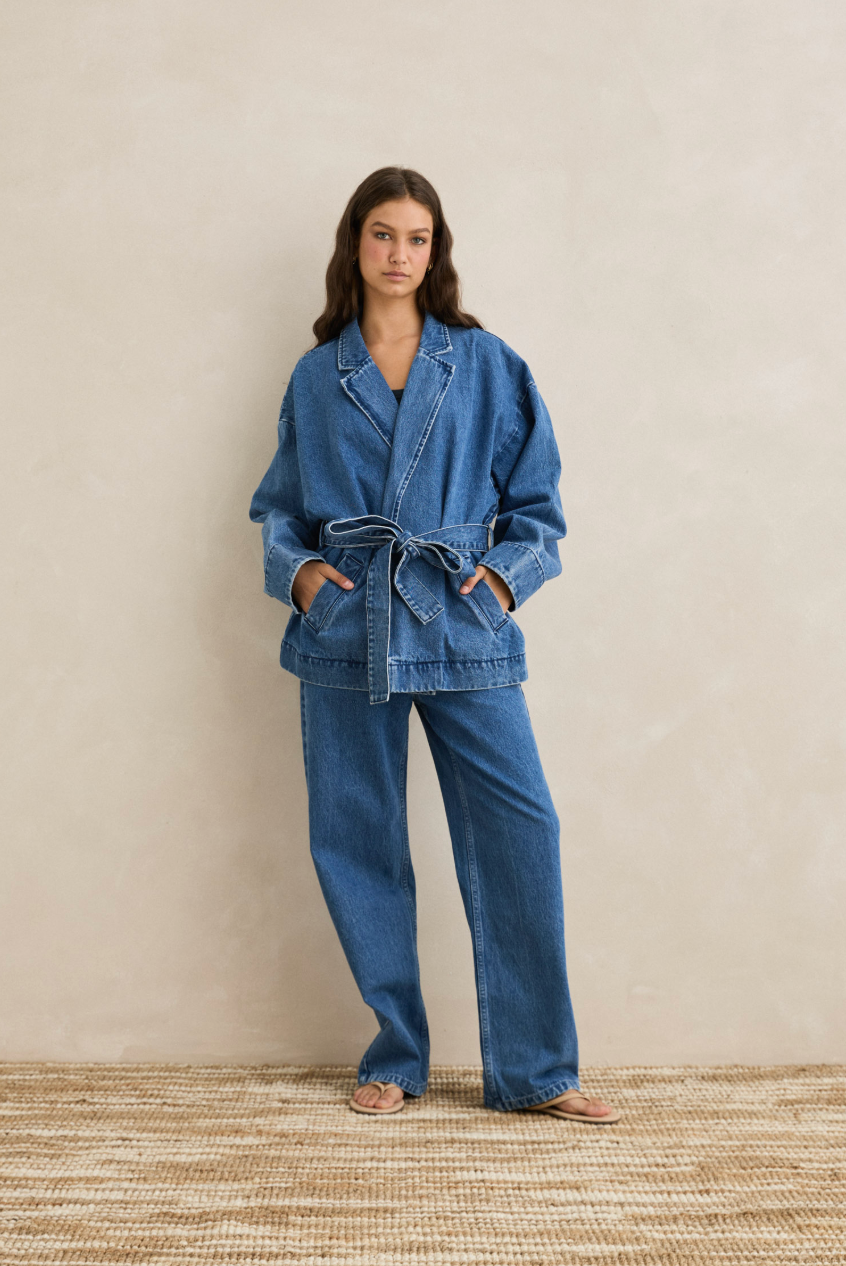 Shoreline Denim Blazer