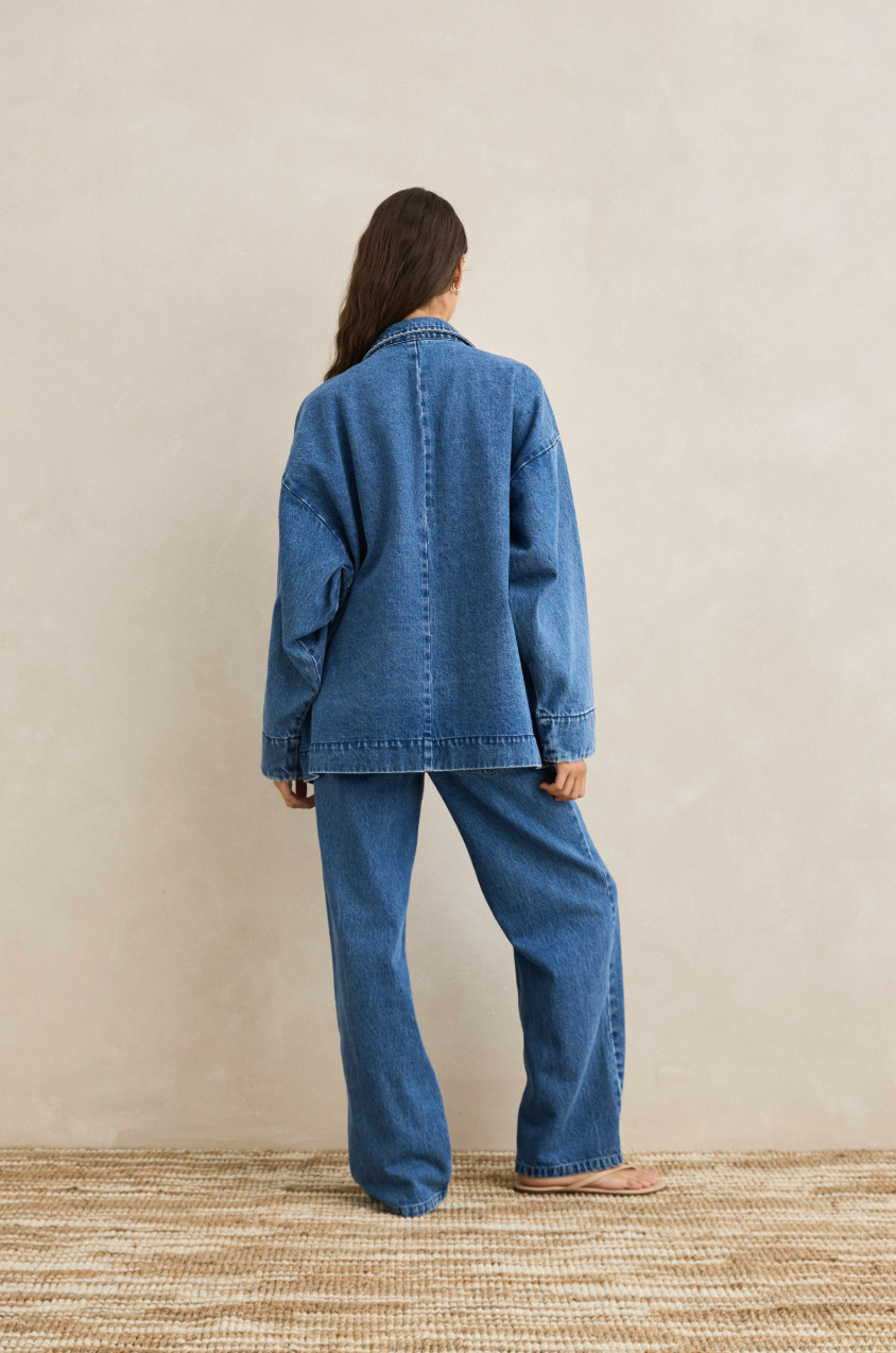 Shoreline Denim Blazer