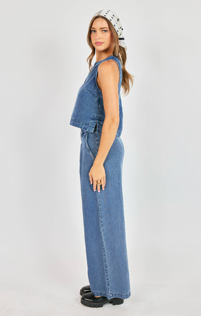 It's Pouring Sleeveless Top