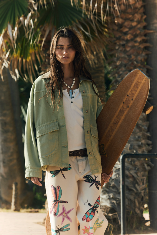 Lemon Denim Jacket