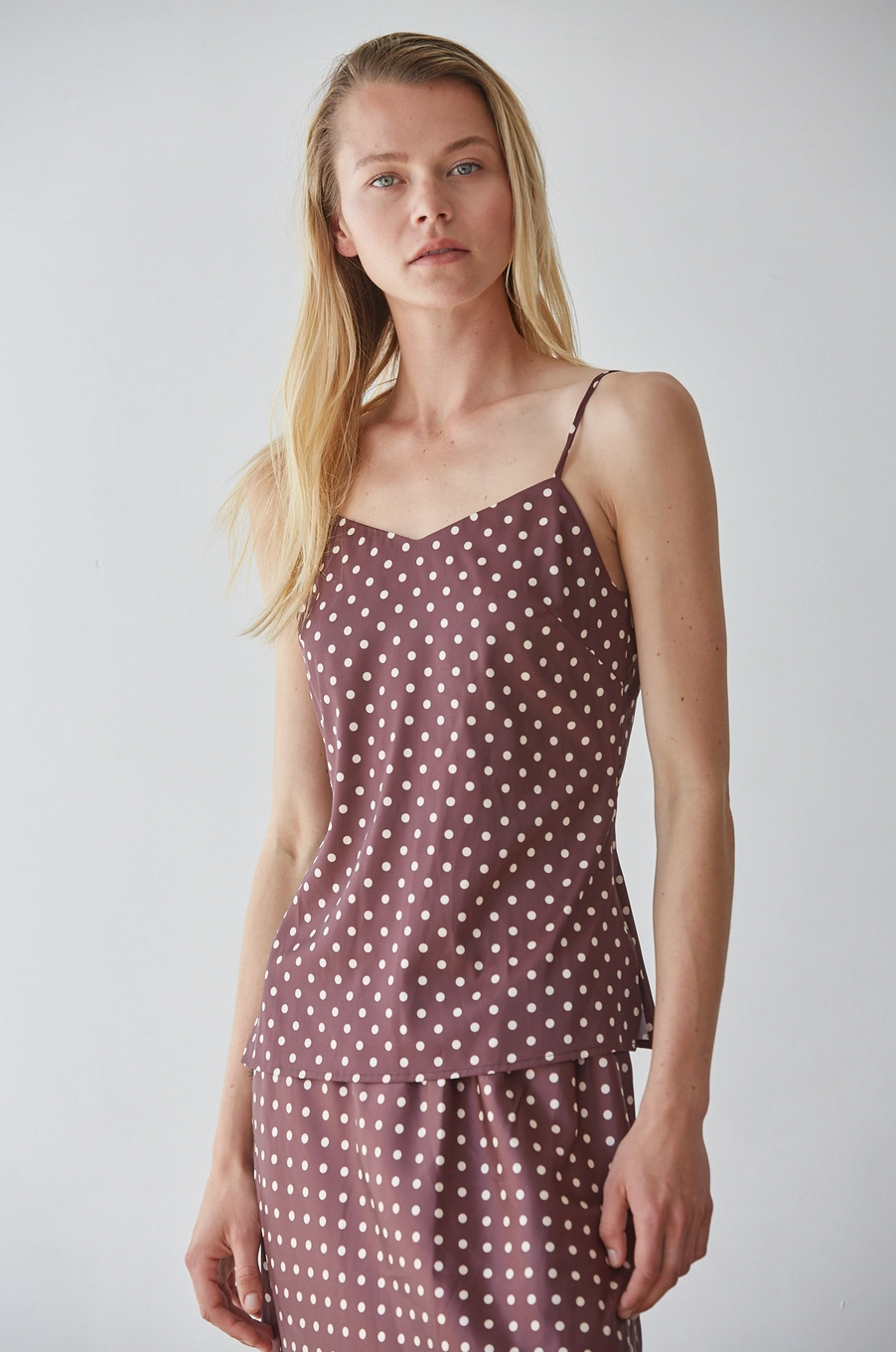 Polka Dot Print Top