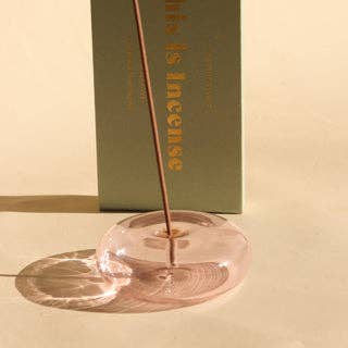 Gentle Habits Glass Incense Holder