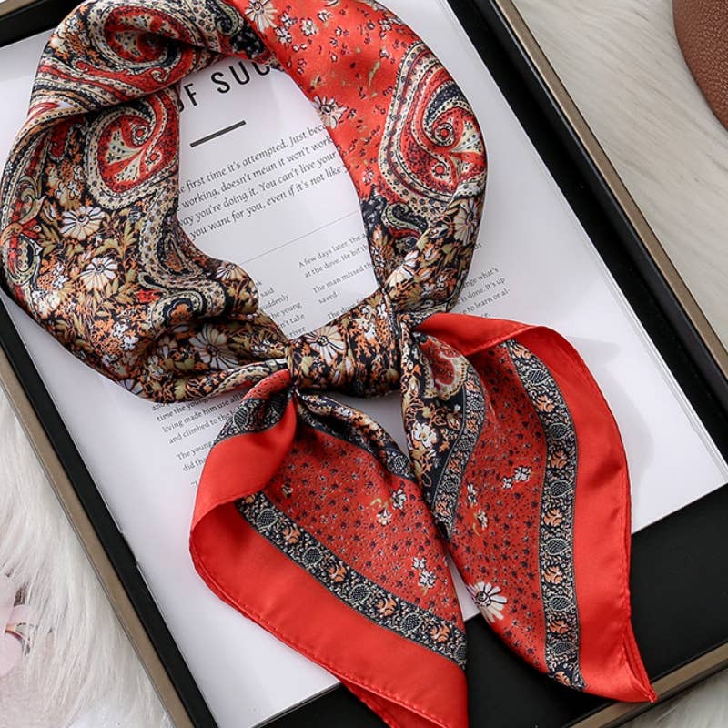 Paisley Silk Scarf