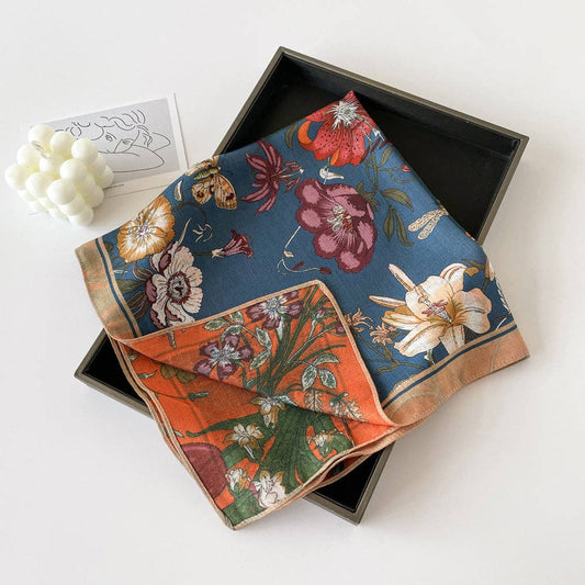 Flower Print Scarf