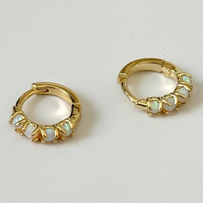Sonata Opal Hoops