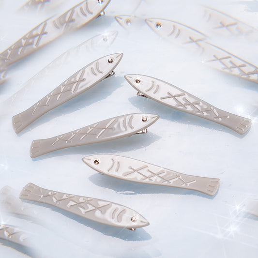 Sardine Fish Hair Clip Set