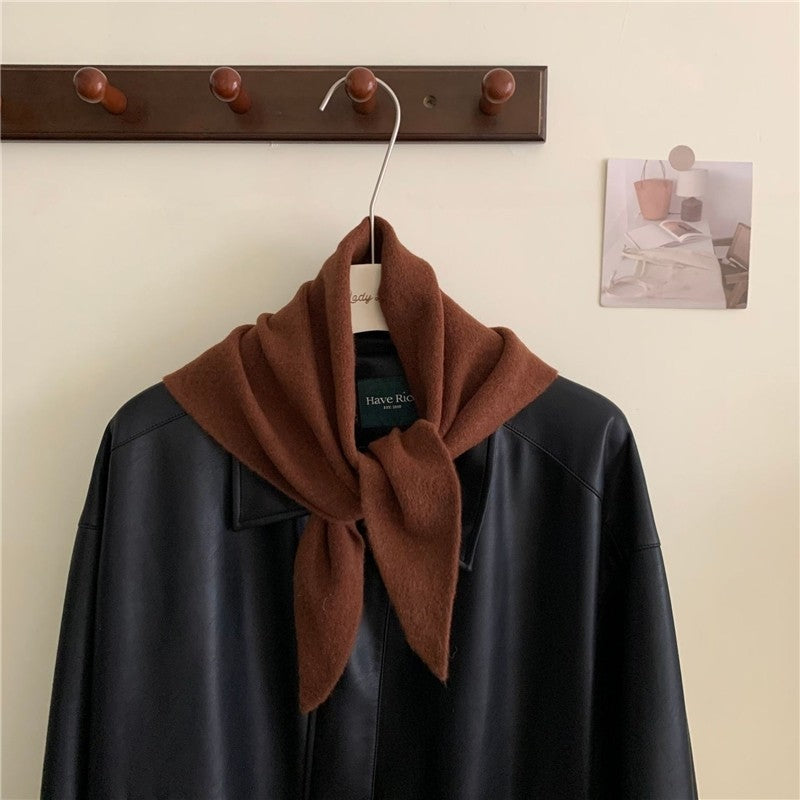 Wool Triangle Scarf
