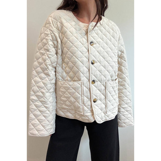 Padded Quilted Oversized Jacket