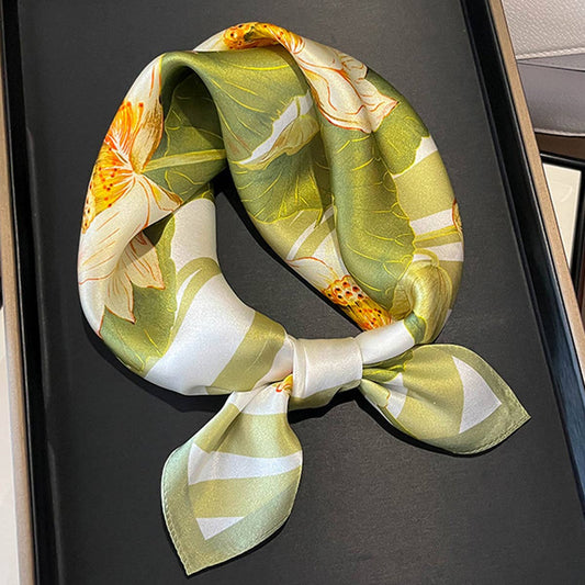 Floral Silk Scarf