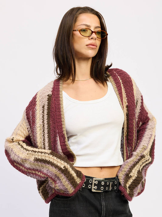 Color Mixed Cardigan