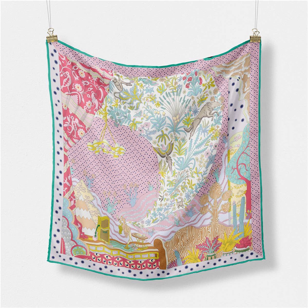 Silky Square Scarf