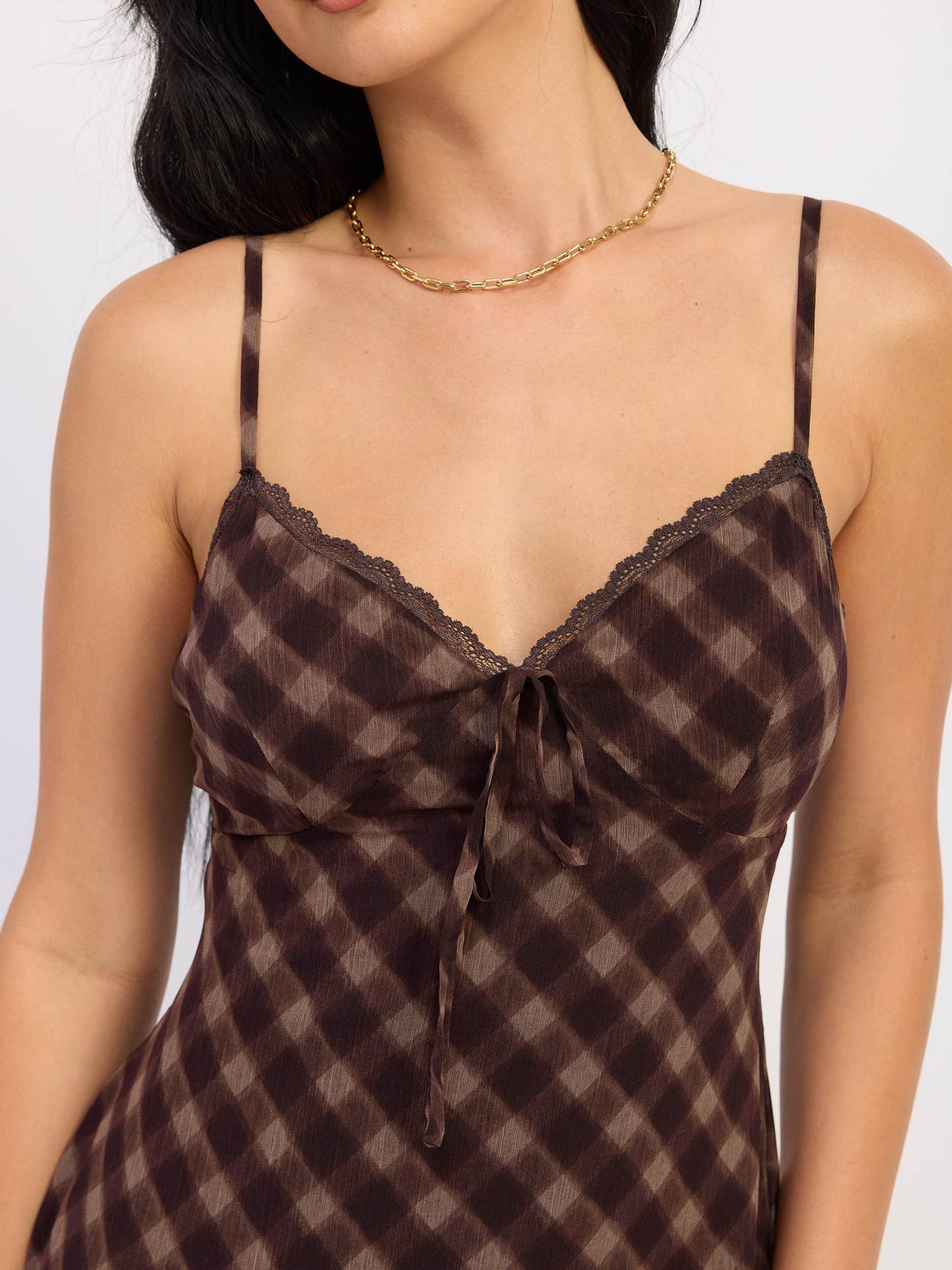Maxi Plaid Dress