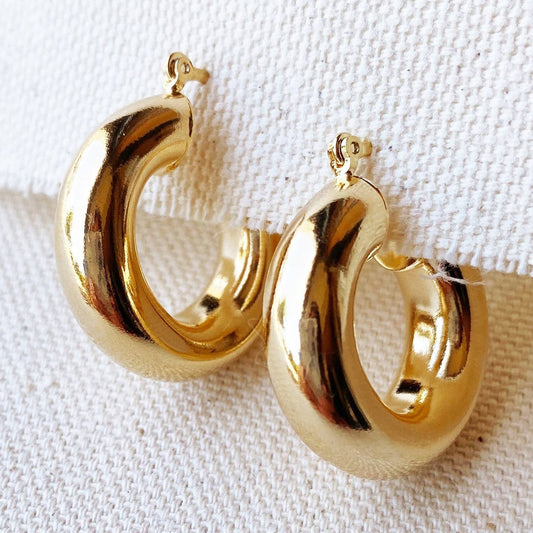 Thick Hoop Earrings
