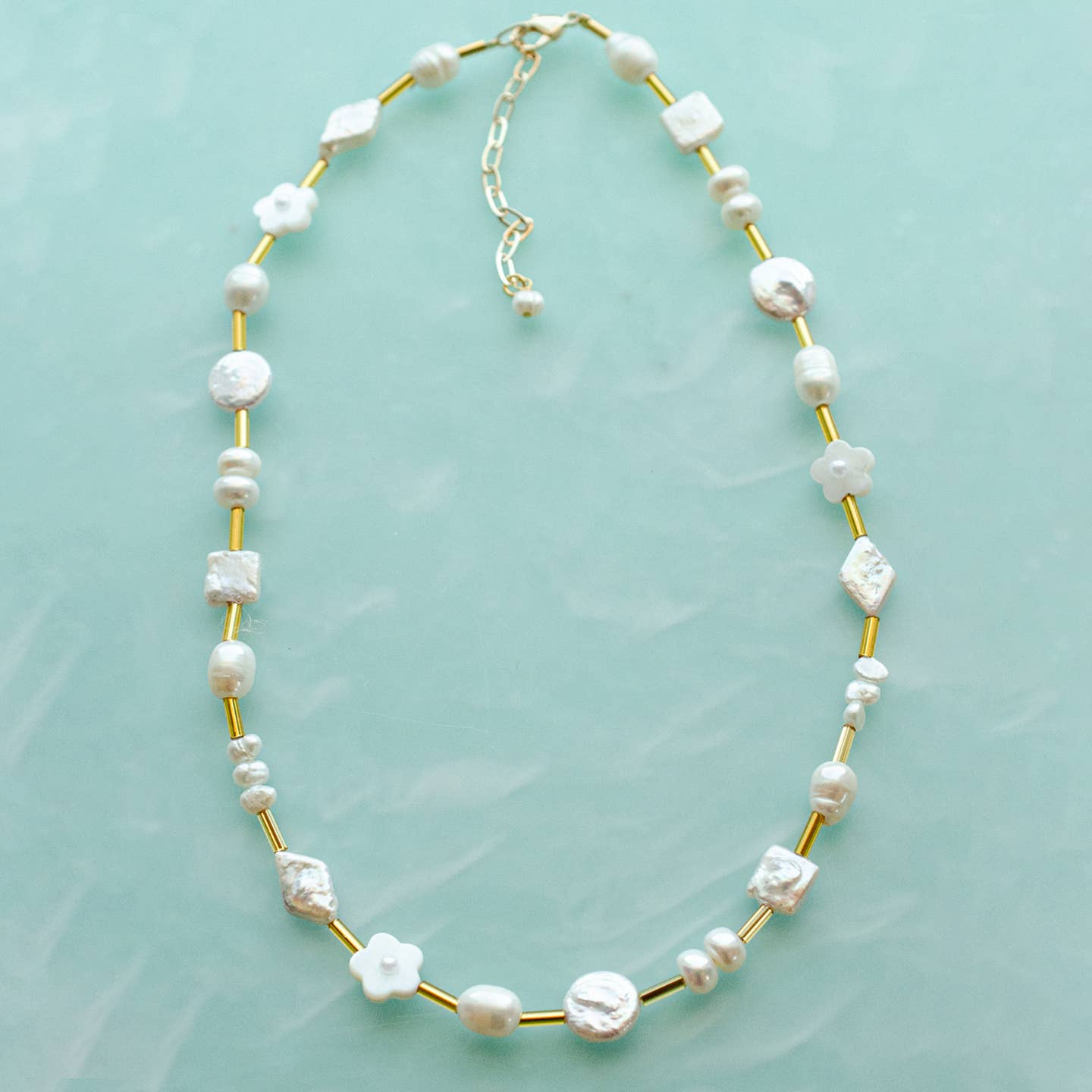 Margot Beaded Pearl Necklace