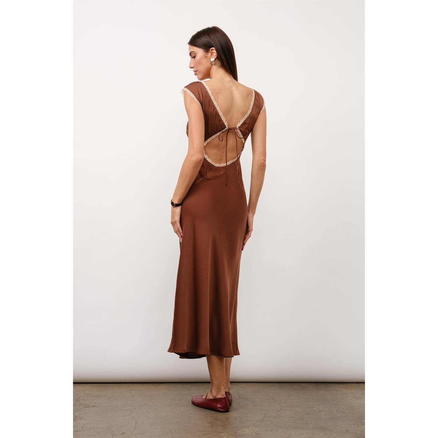 Valentina Tie Back Maxi Dress