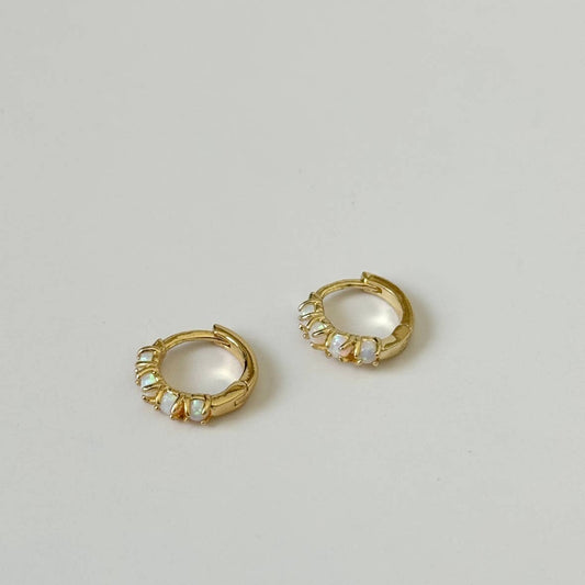 Sonata Opal Hoops