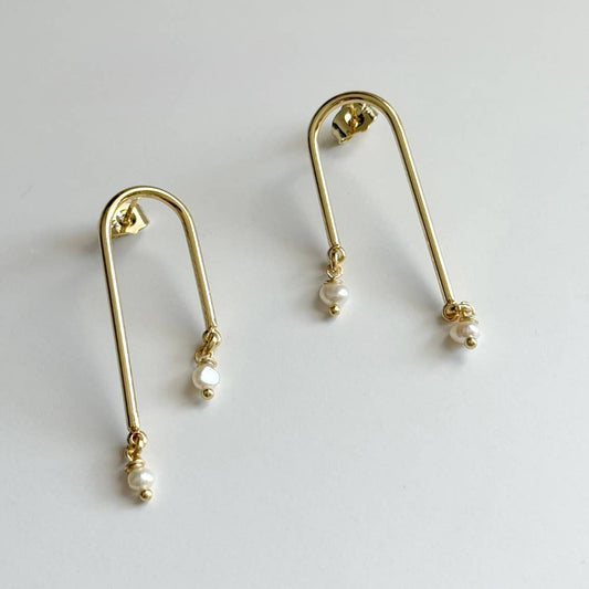 Amelie Pearl Drop Earrings