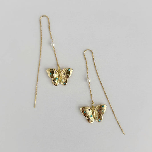 Butterfly Threader Earrings